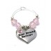 Best Friend Forever Wine Glass Charm